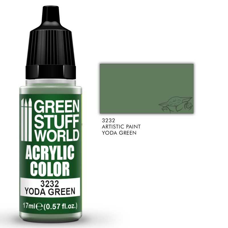 丙烯酸塗料 尤達綠 - 丙烯塗料