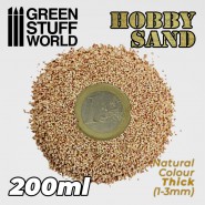 模型粗砂 - 自然色 200ml - 沙子
