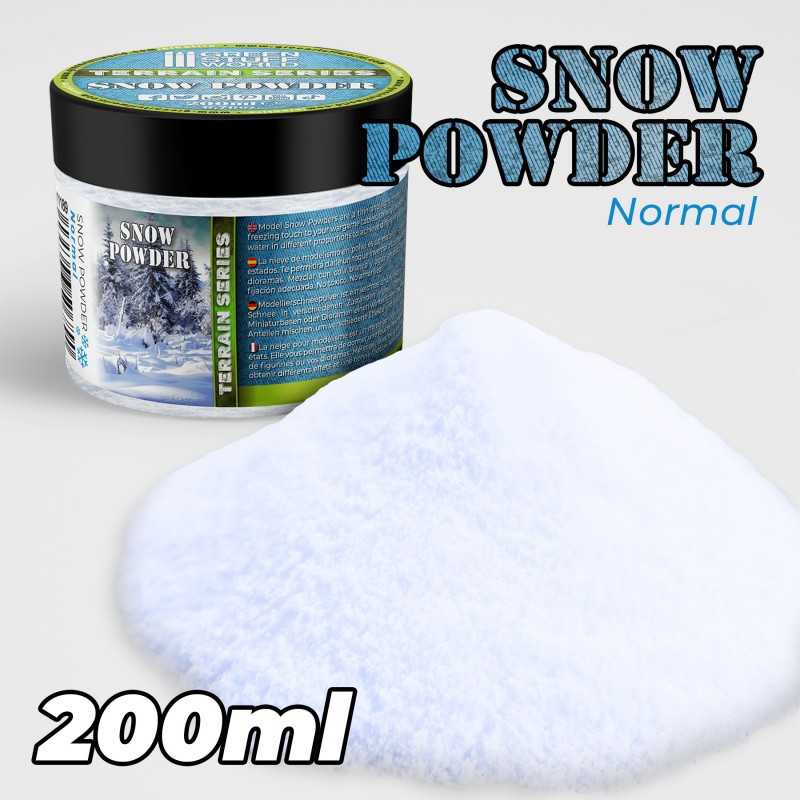 模型雪粉 200ml - 模型雪景效果