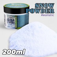 逼真模型雪粉 200ml - 模型雪景效果