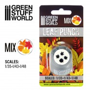 Miniature Leaf Punch GREY | Medium 1/35-1/43-1/48