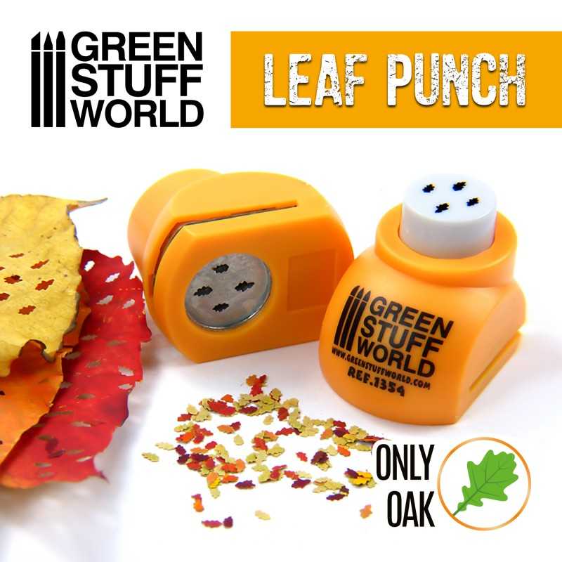 Miniature Leaf Punch ORANGE | Small 1/43-1/48-1/65