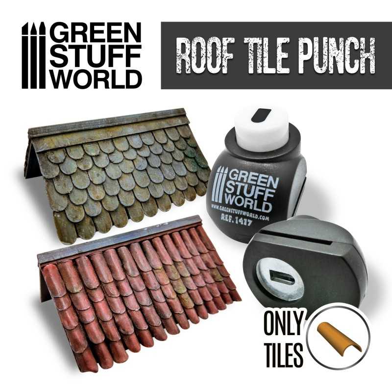 Miniature ROOF TILE Punch | Medium 1/35-1/43-1/48