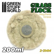 Static Grass Flock 2-3mm - HAYFIELD GRASS - 200 ml | Grass 2-3 mm