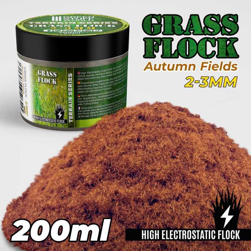 Static Grass Flock 2-3mm - AUTUMN FIELDS - 200 ml | Grass 2-3 mm