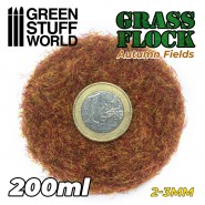 Static Grass Flock 2-3mm - AUTUMN FIELDS - 200 ml | Grass 2-3 mm