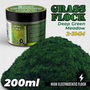 靜電草粉 2-3mm - DEEP GREEN MEADOW - 200 ml - 2-3 mm 草粉