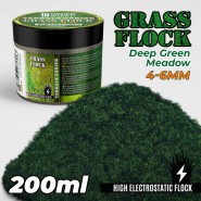 靜電草粉 4-6mm - DEEP GREEN MEADOW - 200 ml - 4-6 mm 草粉