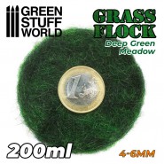 静电草粉 4-6mm - DEEP GREEN MEADOW - 200 ml - 4-6 mm 草粉