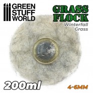 Static Grass Flock 4-6mm - WINTERFALL GRASS - 200 ml | Grass 4-6 mm