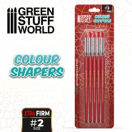 Colour Shapers Brushes SIZE 2 - EXTRA FIRM | Silicone Tools