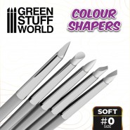 硅胶画笔 - 尺寸0 - 白色软笔尖 - 硅胶工具