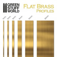 Flat Brass Profile 0.2 x 12mm | Brass