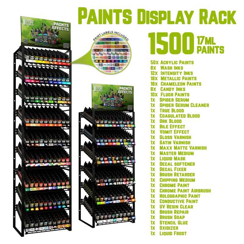 GSW Paint Display Rack - Full Collection | Paint Displays