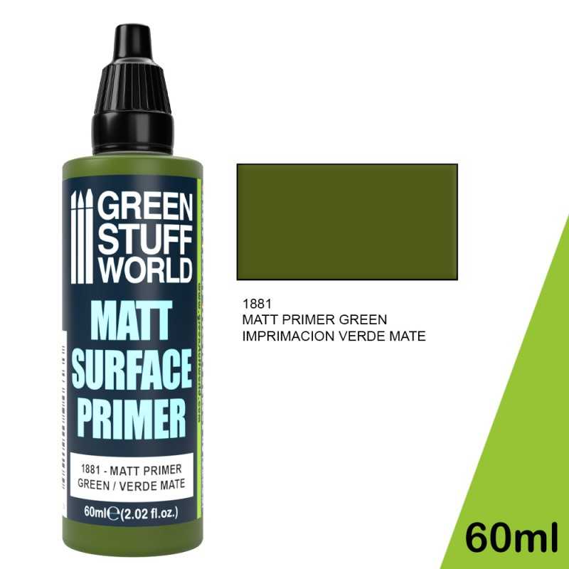 綠色啞光底漆 60ml - 水性水補土