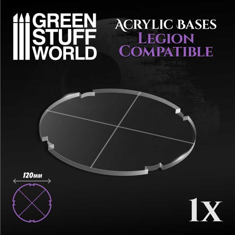 Acrylic Bases - Round 120 mm (Legion) | Acrylic Bases Star Wars Legion