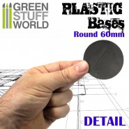 Plastic Bases - Round 60 mm BLACK | Hobby Accessories