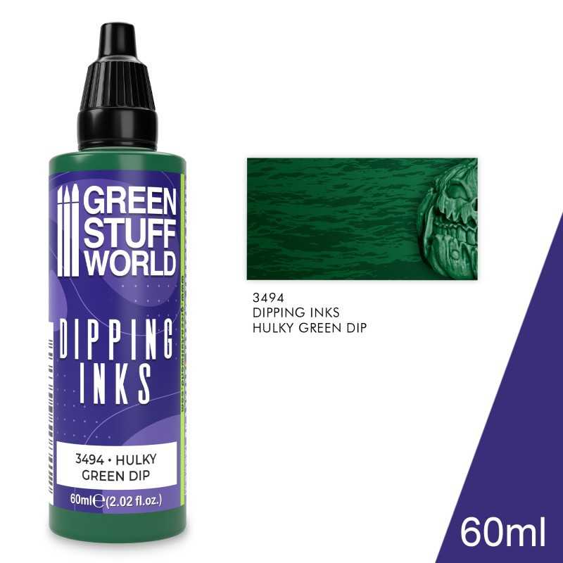 Dipping ink 60 ml - HULKY GREEN DIP - Dipping inks