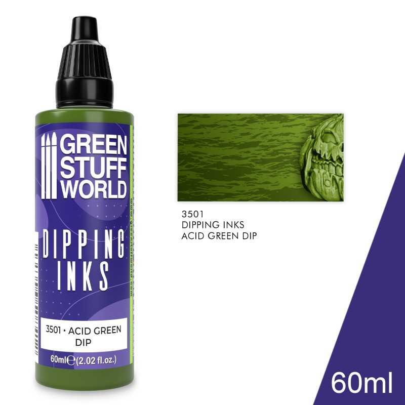 Dipping ink 60 ml - ACID GREEN DIP - Dipping inks