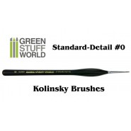 Brushes Standard Detail 0 Natural Kolinsky