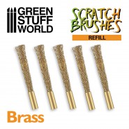 Scratch Brush Set Refill – Brass