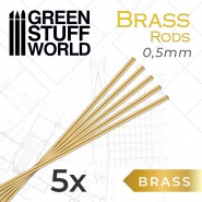Pinning Brass Rods 0.5mm