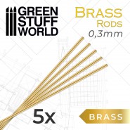 Pinning Brass Rods 0.3mm | Brass