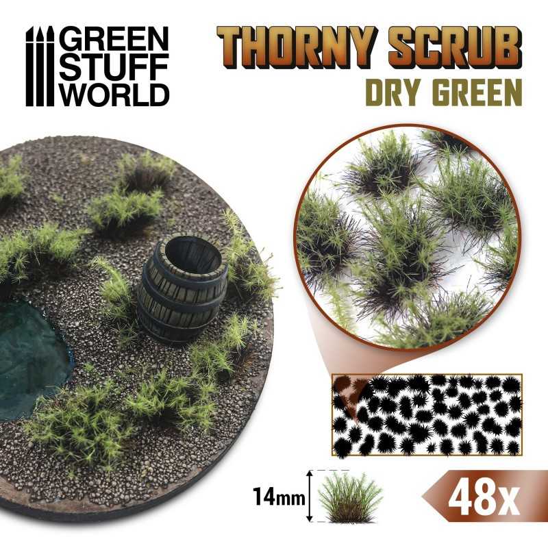 Thorny Scrubs - DRY GREEN | Thorny Spiky