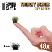 Thorny Scrubs - DRY GREEN | Thorny Spiky