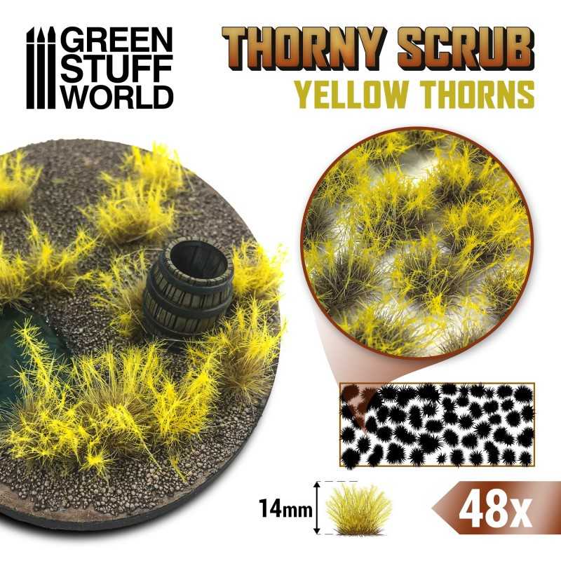 Thorny Scrubs - YELLOW THORNS | Thorny Spiky