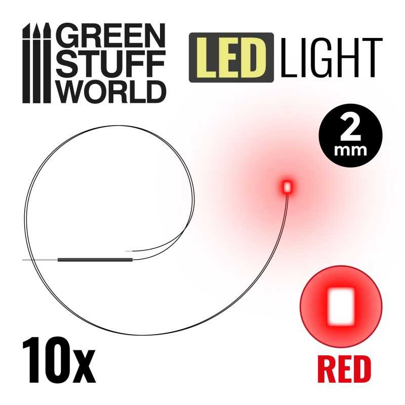 LED燈 紅光 - 2mm - 2 mm LED燈