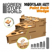 Modular Paint Rack - WEDGE | MDF Wood Displays