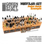 Modular Paint Rack - WEDGE | MDF Wood Displays
