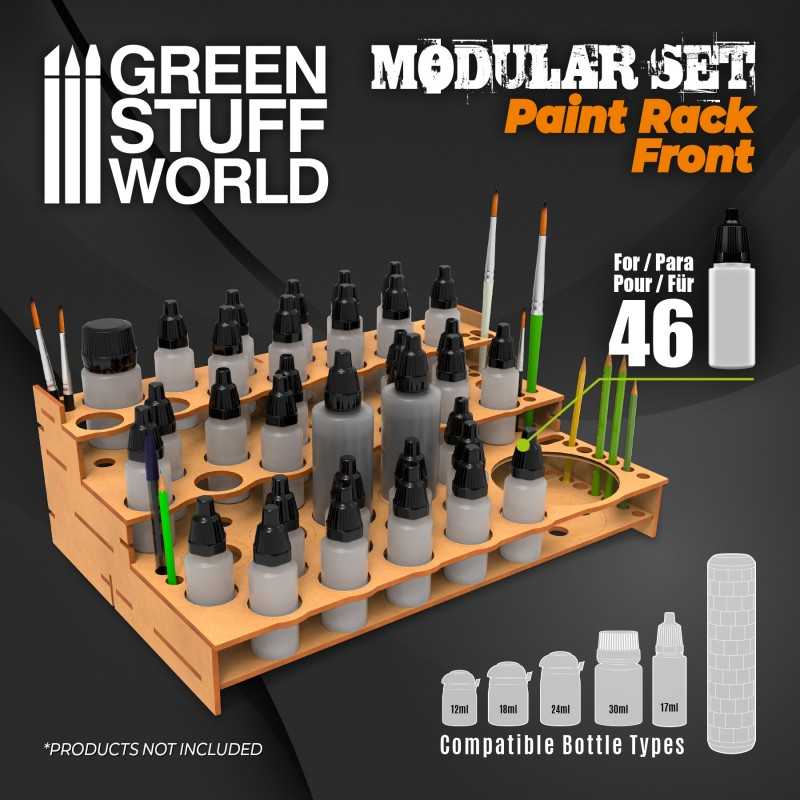 Modular Paint Rack - FRONT | MDF Wood Displays