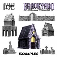 Silicone Moulds - GRAVEYARD | Terrain molds