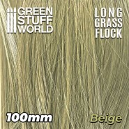 Long Grass Flock 100mm - Beige | Long Grass Flock